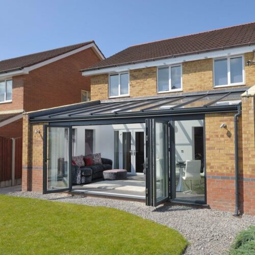 lean to conservatories Tidworth with bifold doors